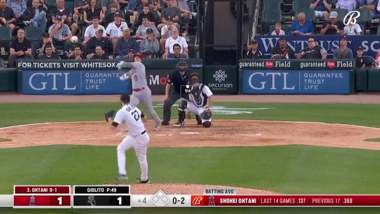 Angels' Shohei Ohtani CRUSHES a solo homer to regain lead over White Sox